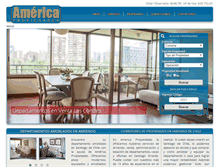 Tablet Screenshot of americapropiedades.com